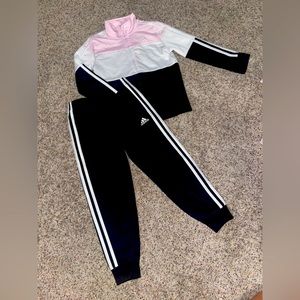 Girls adidas track suit